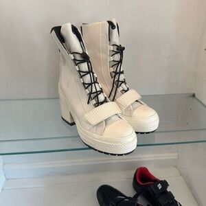 Converse Cream Lace-Up Women's Boots